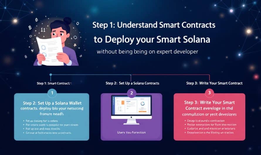 Les étapes pour déployer un smart contract sur Solana sans être développeur expert